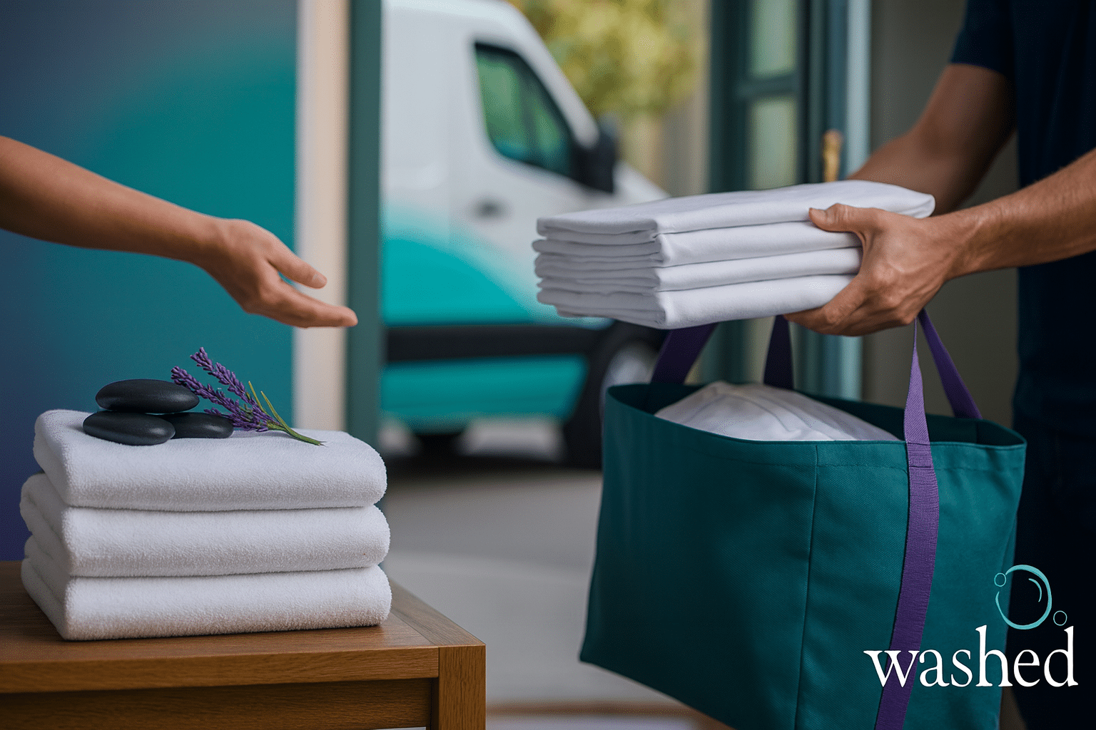 Washed Helps Norfolk Massage Therapists With Linen Laundry Delivery
