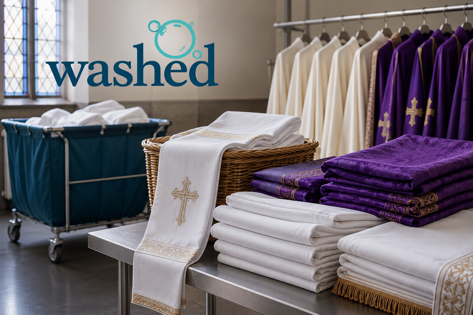Washed Offers Altar Linen Laundry Pickup for Chesapeake Churches