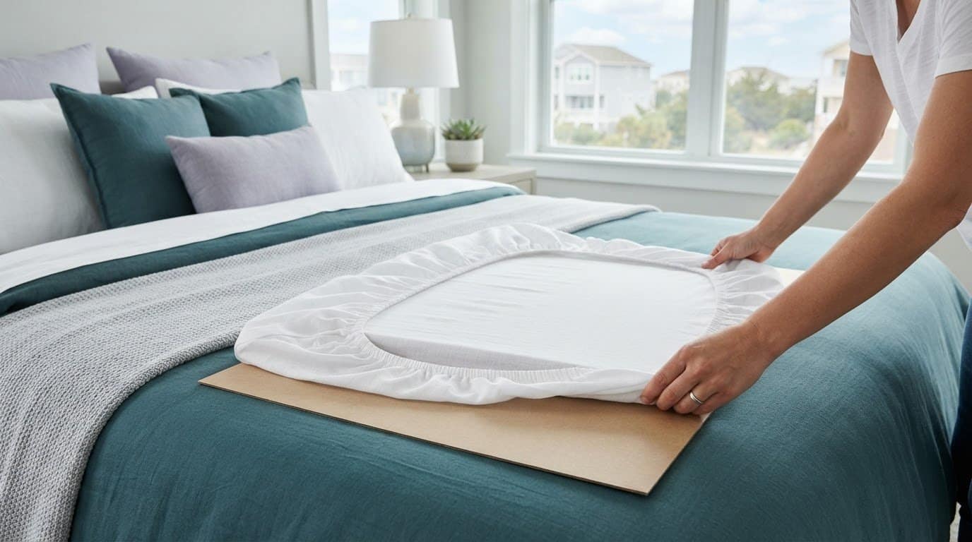 How to Fold a Fitted Sheet Without Corner Confusion