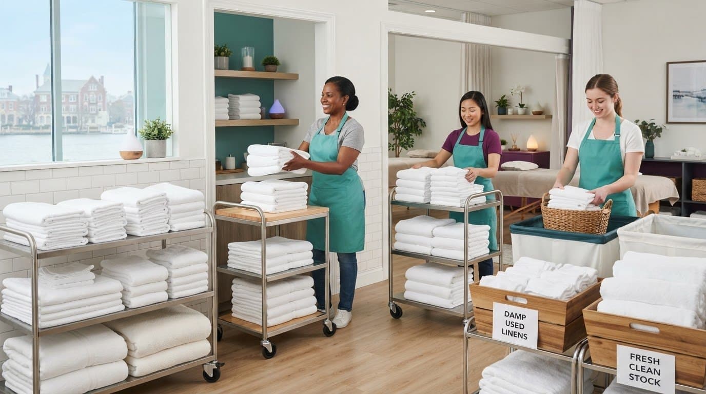 Wellness Studio Towels in Norfolk, VA: Keep Laundry from Slowing Your Day